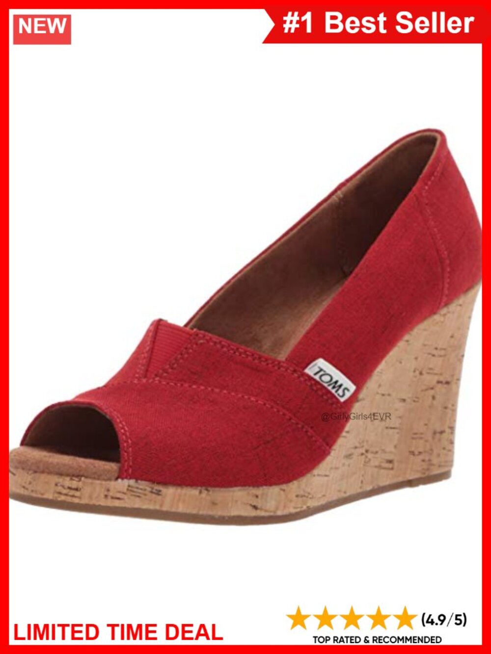 Cork Platform Wedge Sandals Peep Toe Ankle Strap Slip On Summer